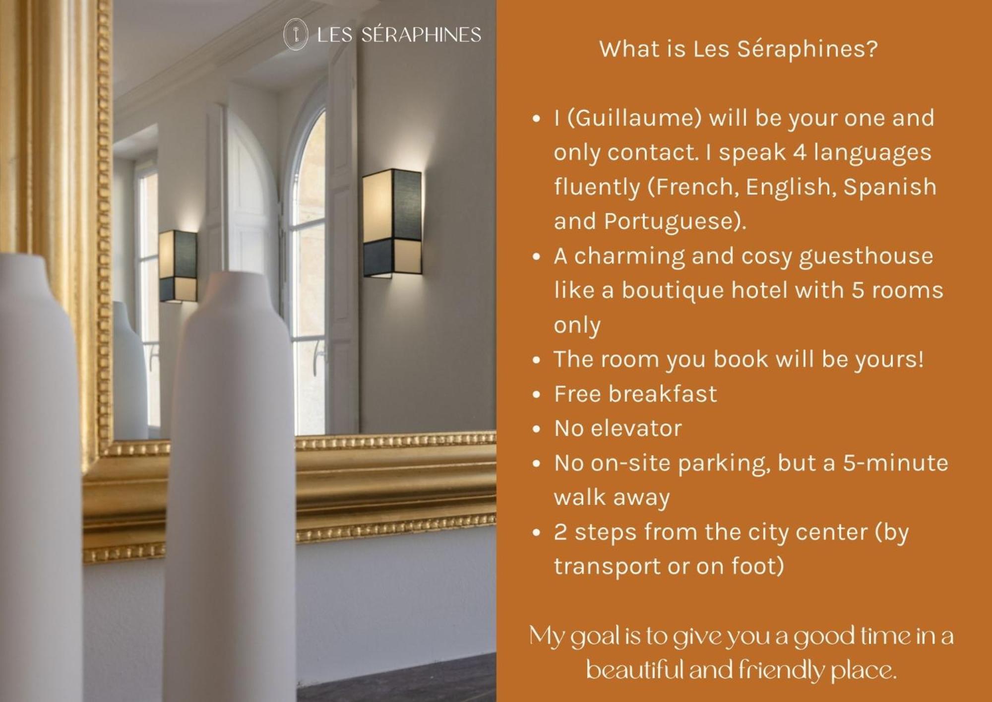 בורדו Les Seraphines - Chambres D'Hotes - Guests House מראה חיצוני תמונה
